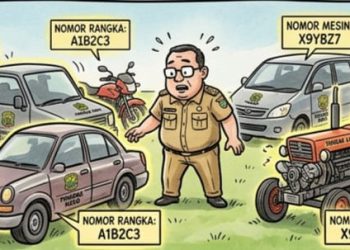 BPK Temukan Dugaan Perbedaan Informasi Nomor Rangka dan Nomor Mesin Pada Kendaraan Dinas di Pemkab Karo