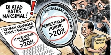 Pembayaran Honor Tahun 2025 di SMA Negeri 3 Binjai Diduga Melebihi Batas Maksimal 20 Persen Dari Total Pagu Anggaran