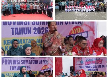 Kecamatan Airjoman Ikuti Evaluasi Lomba IVA Test Tingkat Provinsi Sumatera Utara