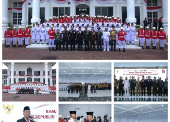 Wakil Bupati Asahan Kukuhkan Paskibraka Kabupaten Asahan