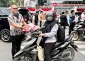 Pemko dan PWPM Kibarkan Semangat Merah Putih di Jalanan Kota