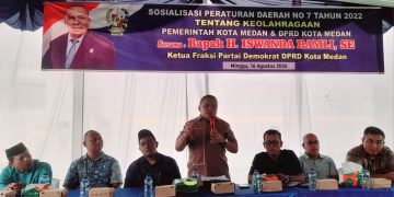 Sosialisasi Perda No. 7 Tahun 2022, Iswanda Ramli : Olahraga Wujudkan Masyarakat Sehat dan Berprestasi
