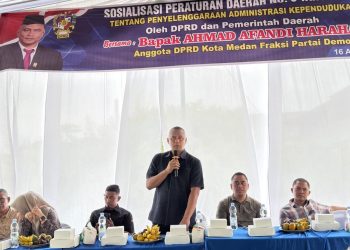 Sosialisasi Perda Adminduk, Ahmad Afandi Ingatkan Masyarakat Segera Daftar Perlinsos dan IKD