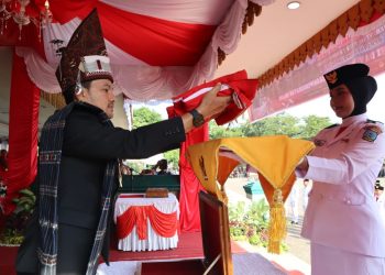 Walikota Tebing Tinggi Pimpin Upacara Peringatan Kemerdekaan Hut RI Ke 81