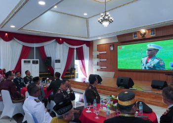 Peringati HUT Ke-81 RI, Wali Kota Medan Ikuti Upacara Detik-Detik Proklamasi Secara Live Streaming