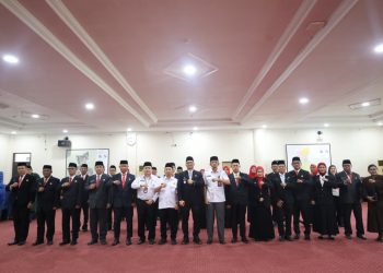 Wakil Wali Kota Muhammad Fadly Abdina Lantik dan Kukuhkan 26 Pejabat Pimpinan Tinggi Pratama, Administrator, Pengawas dan Pejabat Fungsional di Lingkungan Pemko Tanjungbalai 