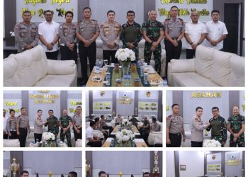 Kapolres Asahan Perkuat Sinergitas dengan Kodim 0208/AS Jelang Pilkades Serentak 2026