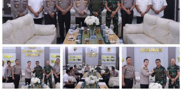 Kapolres Asahan Perkuat Sinergitas dengan Kodim 0208/AS Jelang Pilkades Serentak 2026