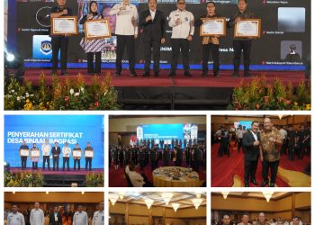 Bupati Asahan Hadiri Penetapan Desa Sipaku Area Resmi Menjadi Desa Binaan Imigrasi