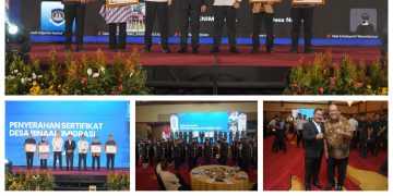 Bupati Asahan Hadiri Penetapan Desa Sipaku Area Resmi Menjadi Desa Binaan Imigrasi