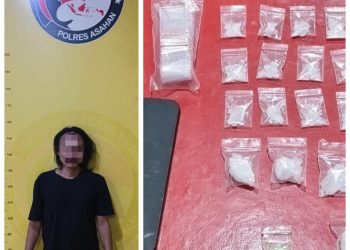 Satres Narkoba Polres Asahan Tangkap Pria 27 Tahun Diduga Bawa Sabu 3,18 Gram