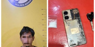 Satres Narkoba Polres Asahan Gerebek Rumah di Patimura Kisaran, Diduga Sabu 44,27 Gram dan 3 Pil Ekstasi Diamankan