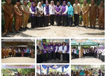 Ketua TP Posyandu Kabupaten Asahan Tinjau Posyandu Manggis dan Tracing TBC Terintegrasi CKG di Teluk Dalam