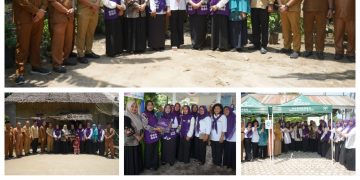 Ketua TP Posyandu Kabupaten Asahan Tinjau Posyandu Manggis dan Tracing TBC Terintegrasi CKG di Teluk Dalam