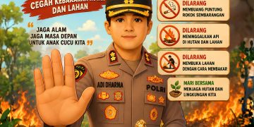 Cegah Karhutla, Kapolres Asahan Himbau Masyarakat Bersama Jaga Hutan dan Lahan Serta Tidak Membakar