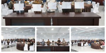 Wakil Bupati Asahan Ikuti Penandatanganan Percepatan Pendaftaran Tanah Wakaf Provinsi Sumatera Utara Secara Daring