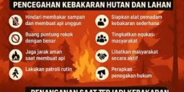Kesadaran Masyarakat Diperlukan untuk Mencegah Kebakaran Hutan dan Lahan