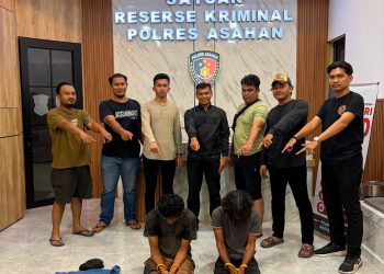 Tim Jatanras Polres Asahan Ringkus Dua Pelaku Curat, Barang Bukti Berhasil Diamankan
