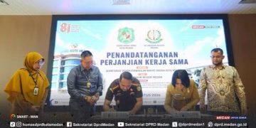 DPRD – Kejari Medan Tandatangani Perjanjian Kerja Sama di Bidang Perdata dan Tata Usaha Negara