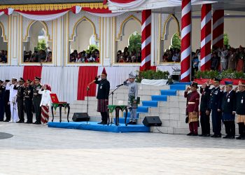 Bobby Nasution Pimpin Upacara HUT RI dari Tengah Lapangan, Tekankan Inflasi dan Pemerataan Pembangunan
