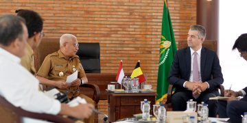 Wagub Surya Tawarkan Potensi Investasi Sumut kepada Duta Besar Belgia