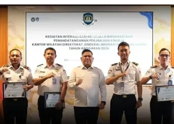 Kanim Kelas II TPI Belawan Raih Penghargaan Terbaik RKT RB