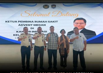 Kanim Belawan Terima Penghargaan dari RS Advent Atas Apresiasi Pelayanan Eazy Passport