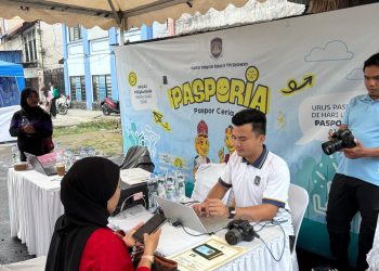 Imigrasi Belawan Hadirkan Pasporia Pada Car Free Day