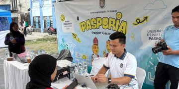 Imigrasi Belawan Hadirkan Pasporia Pada Car Free Day