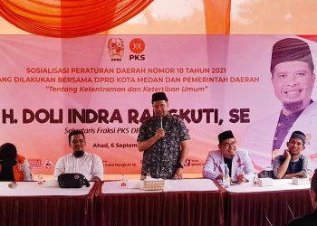 Sosialisasi Perda Trantibum, Doli Ingatkan Masyarakat Senantiasa   Waspada Terhadap Tingginya Tingkat Kriminalitas