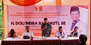 Sosialisasi Perda Trantibum, Doli Ingatkan Masyarakat Senantiasa   Waspada Terhadap Tingginya Tingkat Kriminalitas
