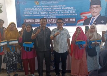 Sosialisasi Perda Adminduk, Edwin Sugesti Nasution Edukasi Masyarakat Tentang Desil