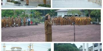 Wakil Bupati Asahan Pimpin Apel Gabungan bulan September 