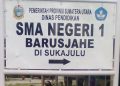 Dugaan Tidak Sesuai Kondisi Senyatanya di SMAN 1 Barusjahe