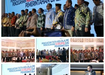 Bupati Asahan Ikuti Rakor Penguatan Tata Kelola Pemerintahan Daerah dan Pencegahan Korupsi