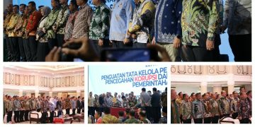 Bupati Asahan Ikuti Rakor Penguatan Tata Kelola Pemerintahan Daerah dan Pencegahan Korupsi