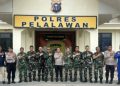 CEGAH KARHUTLA BERULANG, TIM PENYULUHAN MABES TNI SAMBANGI POLRES PELALAWAN – WAKAPOLRES SAMBUT HANGAT