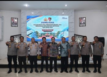 Puslitbang Polri Adakan Penelitian Muti Pengadaan Di Polres Pelalawan, Wakapolres: Penting Untuk Dukung Tugas Operasional