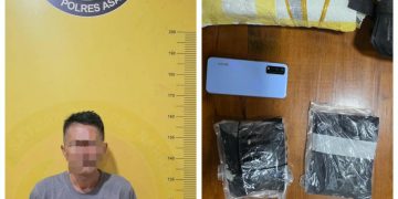 Satres Narkoba Polres Asahan Amankan Kurir Sabu 1,5 Kg di Silau Laut