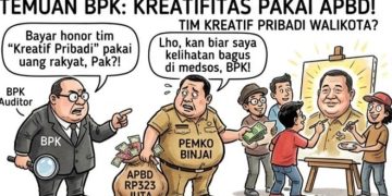 Temuan BPK : Pemko Binjai Bayar Honorarium Tim Kreatif Pribadi Pakai APBD Rp323 Juta