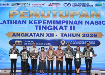 Tiga Pejabat Pemko Medan Raih Predikat ‘Peserta Teristimewa’ PKN Tingkat II 2026
