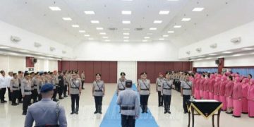 Kapolda Riau Pimpin Sertijab PJU dan Tiga Kapolres, Penguatan Organisasi Jadi Fokus