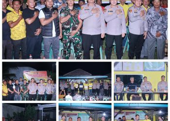 Kapolres Asahan Tinjau Satkamling di Siumbut Umbut, Ajak Warga Aktif Jaga Kamtibmas