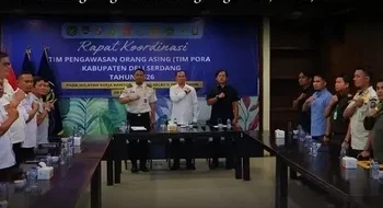 Kanim Kelas II TPI Belawan dan Timpora Deliserdang Rakor Deteksi Dini Orang Asing