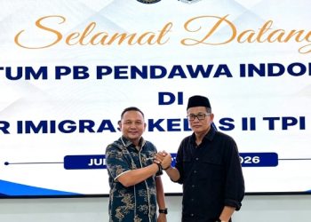 Jalin Silaturahmi, Kakanim Belawan Terima Kunjungan Pengurus Besar Pendawa Indonesia