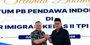 Jalin Silaturahmi, Kakanim Belawan Terima Kunjungan Pengurus Besar Pendawa Indonesia