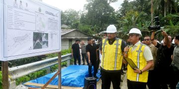 Tinjau Proyek Turap di Nias, Bobby Nasution Minta Pengerjaan Dipercepat Jelang Nataru