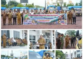 Bupati Asahan Distribusikan Logistik Pilkades Serentak 2026 