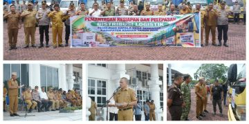 Bupati Asahan Distribusikan Logistik Pilkades Serentak 2026 