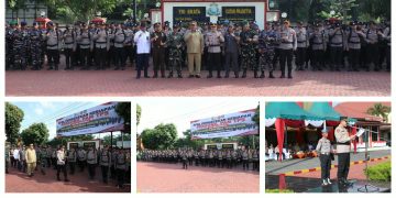 Kapolres Asahan Pimpin Apel Pengecekan Kesiapan Personel PAM TPS Pilkades Serentak 2026